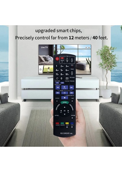 N2QAYB001078 Panasonic Tv Uzaktan Kumanda Için Tv Uzaktan Kumandası N2QAYB001078 Yedek Uzaktan Kumanda (Yurt Dışından)