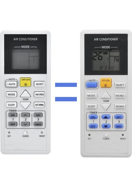 A75C00470 Panasonic Klima Için Uzaktan Kumanda Uzaktan Kumanda A75C03590 A75C00470 94230/12810 (Yurt Dışından)