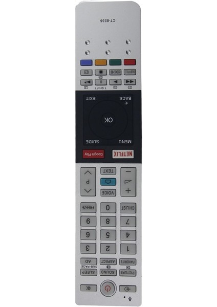 Netflix Google Play Anahtarı ile Toshiba Tv Için Yedek Uzaktan Kumanda CT-8536 49U7750 55U775075U7750 Sessiz (Yurt Dışından)