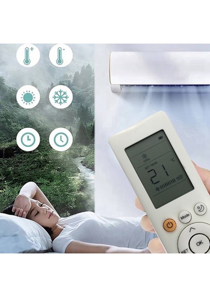 RG10B(B)/BGEF Midea Klima Uzaktan Kumandasını Değiştirin RG10B(D)/BGEF RG10B(D1)/BGEFU1 RG10B1(D)/BGEF (Yurt Dışından)
