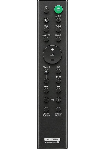 RMT-AH301U Sony HT-MT300 HT-MT301 SA-WMT300 SA-MT300 SA-MT301 SA-WMT301 Için Uzaktan Kumandayı Değiştirin (Yurt Dışından)