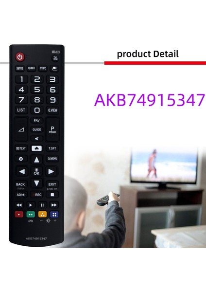 AKB74915347 Uzaktan Lg Tv Için Değiştirin AKB75095303 AKB75095312 AKB75095307 AGF76631064 32LJ550B 32LJ550M 55UJ620V 55UJ651V (Yurt Dışından)