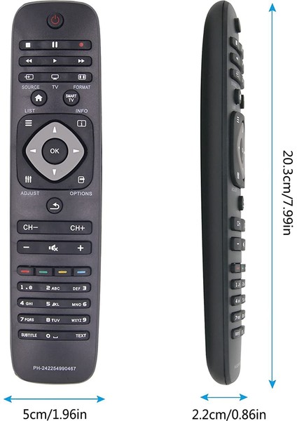 Philips Uzaktan Kumanda Için Yedek, Philips Için Evrensel Uzaktan Kumanda 40PFL5007H/12 40PFL5007K/12 40PFL5007T/12 (Yurt Dışından) fırsatları