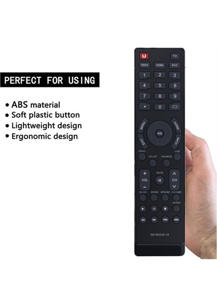 Insignia Tv NS-RC03A-13 NS-32L120A13 NS-40L240A13 Uzaktan Kumandaları Için Uzaktan Kumanda Değişimi (Yurt Dışından) fiyatları