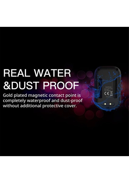 Gopro Hero 12/11/10/9/8 LED Renkli Ekran Pil 50M Kontrol Bilek Kayışı USB Kablosu Için Kablosuz Akıllı Uzaktan Kumanda (Yurt Dışından)