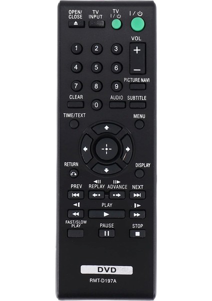 RMT-D197A Sony DVD DVP-SR210 DVP-SR210P DVP-SR510H DVP-SR510 Için Akıllı Uzaktan Kumanda (Yurt Dışından)
