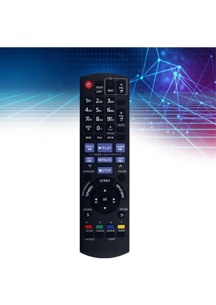 Panasonic N2QAKB000072 SA-BT207 Blu-Ray Ev Sinema Sistemi Için N2QAKB000072 Uzaktan Kumandası Değiştirildi (Yurt Dışından)