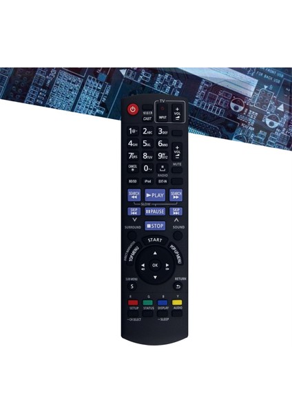Panasonic N2QAKB000072 SA-BT207 Blu-Ray Ev Sinema Sistemi Için N2QAKB000072 Uzaktan Kumandası Değiştirildi (Yurt Dışından)
