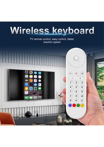 A04 Akıllı Ses Uzaktan Kumanda Hava Fare 2.4g Mini Kablosuz Klavye Android Tv Kutusu Pc Projektör Için Gyro Uzaktan ile (Yurt Dışından)