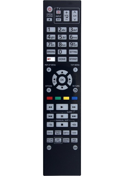 Panasonic DVD Oynatıcı DPUB9000GN DP-UB9000-K Için N2QAYA000172 Uzaktan Kumandası Değiştirildi (Yurt Dışından)