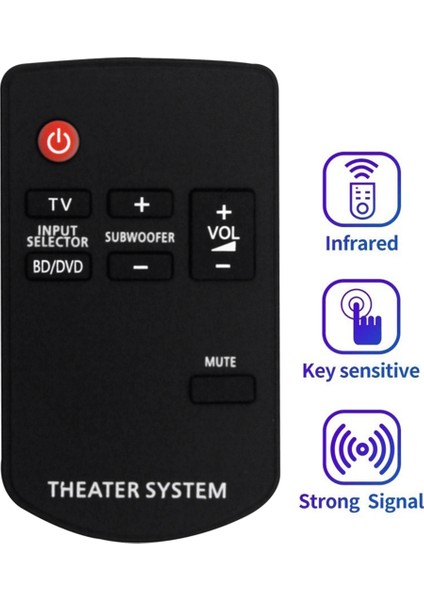 N2QAYC000043 Panasonic Sinema Sistemi Için Uzaktan Kumandayı Değiştirin SC-HTB520 SU-HTB520 SU-HTB527 SC-HTB527 (Yurt Dışından)