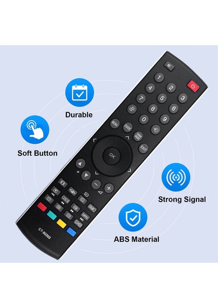 CT-90300 Toshiba Tv Regza LCD Hdtv 42A3030D 42WLG66 42A3030DG 32AV565DBD 37WLT68G CT-8003 CT-90326 Için Uzaktan Kumandayı Değiştirin (Yurt Dışından)