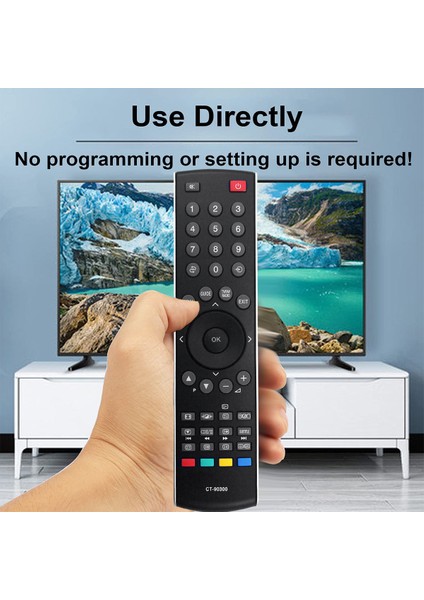 CT-90300 Toshiba Tv Regza LCD Hdtv 42A3030D 42WLG66 42A3030DG 32AV565DBD 37WLT68G CT-8003 CT-90326 Için Uzaktan Kumandayı Değiştirin (Yurt Dışından)