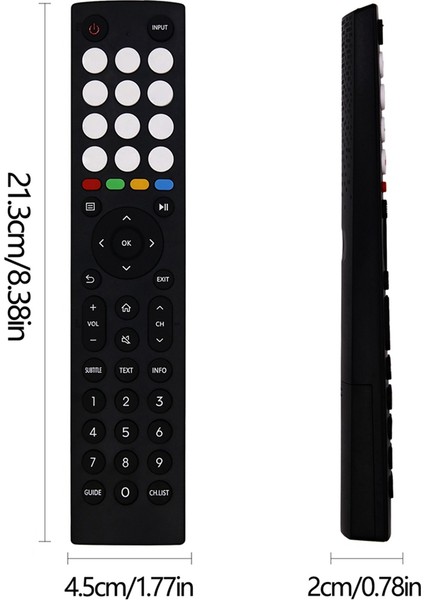 Hisense ERF2J36H Uzaktan Kumanda Uzaktan Kumanda Değişimi (Yurt Dışından)