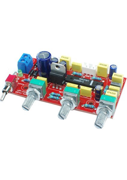 LM1036 Op-Amp Hifi Ön Amplifikatör Ön Amplifikatör Ses Tonu Tiz Bas Ses Yüksekliği Kontrol Kartı Ön Amplifikatör Bitmiş (Yurt Dışından)