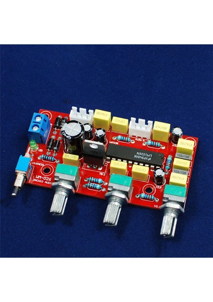 LM1036 Op-Amp Hifi Ön Amplifikatör Ön Amplifikatör Ses Tonu Tiz Bas Ses Yüksekliği Kontrol Kartı Ön Amplifikatör Bitmiş (Yurt Dışından)
