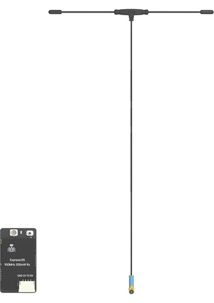 Expresslrs Elrs 868/900MHZ 500MW Rx Alıcısı 220MM Mini Anten ile Rc Fpv Yarış Drone'u Için (Yurt Dışından)