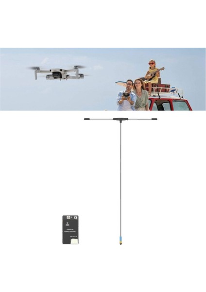 Expresslrs Elrs 868/900MHZ 500MW Rx Alıcısı 220MM Mini Anten ile Rc Fpv Yarış Drone'u Için (Yurt Dışından) fırsatları