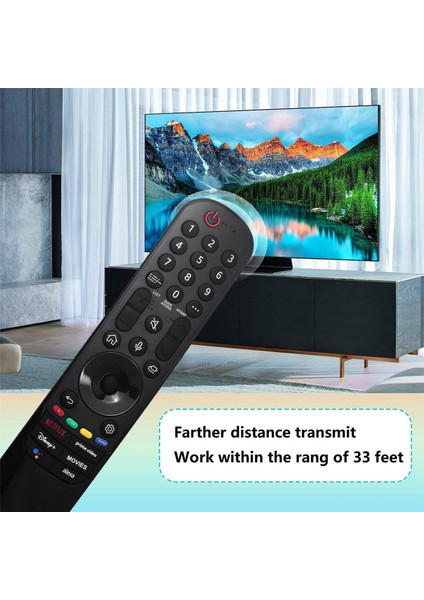 Lg Tv'ler Uhd/hdtv/oled 4K Akıllı Tv Için MR22GA AKB76039904 Ses Işlevli Uzaktan Kumandayı Değiştirin (Yurt Dışından)