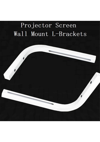 90 Derece Projektör Ekranı Duvar Montajı L Braketleri Projeksiyon Ekranı Askısı Hd Projektör Ekranları Için Ayarlanabilir Montaj (Yurt Dışından) indirimleri
