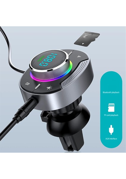 Araba Bluetooth 5.0 Fm Verici Pd 30W Qc3.0 Hızlı Şarj Cihazı Kablosuz Eller Serbest Ses Alıcısı Mp3 Müzik Çalar (Yurt Dışından) fiyatları