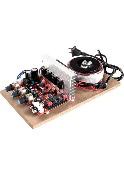 Kendin Yap Değiştirilmiş 200W Ses Güç Amplifikatörü Alüminyum Plaka Stereo USB Hifi Hoparlör Dijital Amplifikatör-Abd Fişi (Yurt Dışından)