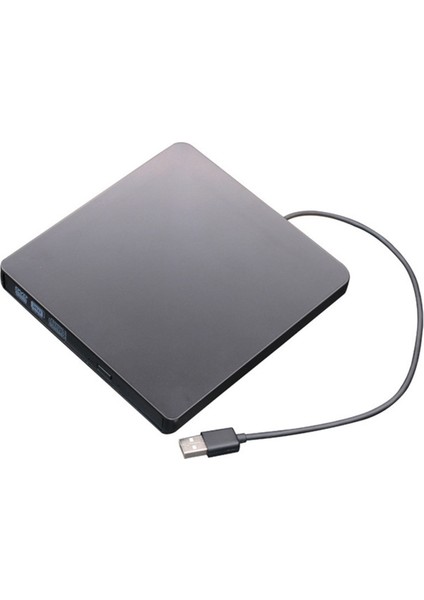 Usb3.0 Harici CD Çalar 12.7mm Tepsi Tipi Ultra Ince Dvd-Rw Optik Sürücü Kaydedici Bilgisayar Dizüstü Bilgisayar Için (Siyah) (Yurt Dışından)
