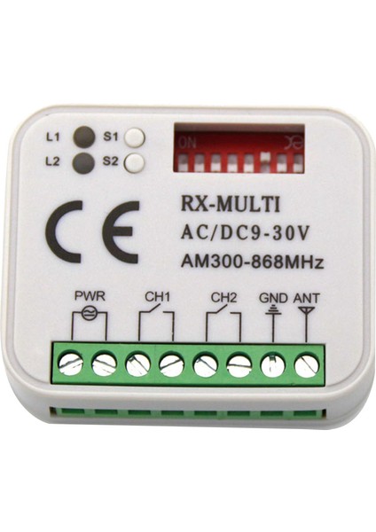 Garaj Kapısı Uzaktan Alıcı 433 868MHZ Rx Multı 300-900MHZ Ac/dc 9-30V Uzaktan Kumandalı Alıcı (Yurt Dışından) modelleri