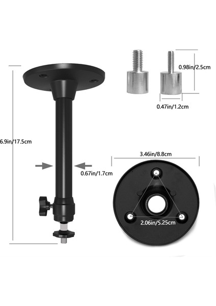 Projektör Braketleri Katlanır Kamera Tripod Standı 360 Derece Döndür Mini Projektör Duvar Montajı Projektör Duvar Tavanı Için (Yurt Dışından)