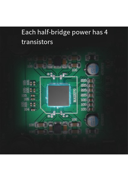 Brzhıfı 2X80W MA12070 Dijital Ses Güç Amplifikatörü Hoparlörler Hifi Stereo Amp Sınıf D Aux DC15-19V Siyah (Yurt Dışından) indirimleri