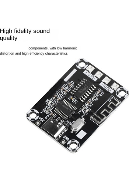 PAM8403 Dijital Bluetooth Amplifikatör Kartı DC5V Mini Kasa Type-C Güçlendirilmiş 5W USB Amplifikatör Kartı Modülü (Yurt Dışından)
