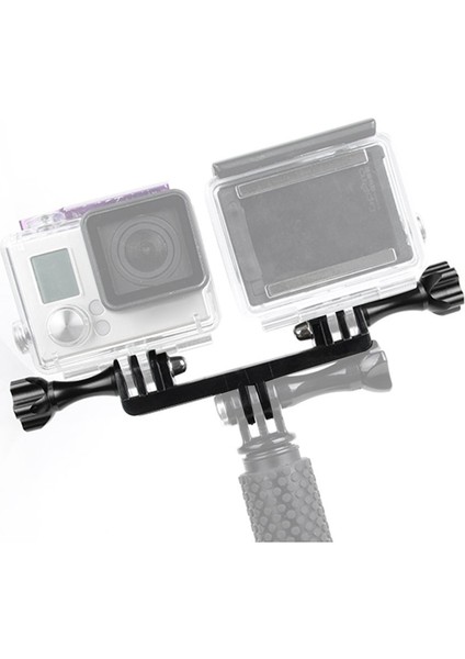 Çift Çift Spor Kamera Tutucu Kolu Kavrama Monopod Montaj Adaptörü Gopro Hero 4/3 +/3/2/1 Sjcam Vidalar ile (Yurt Dışından)