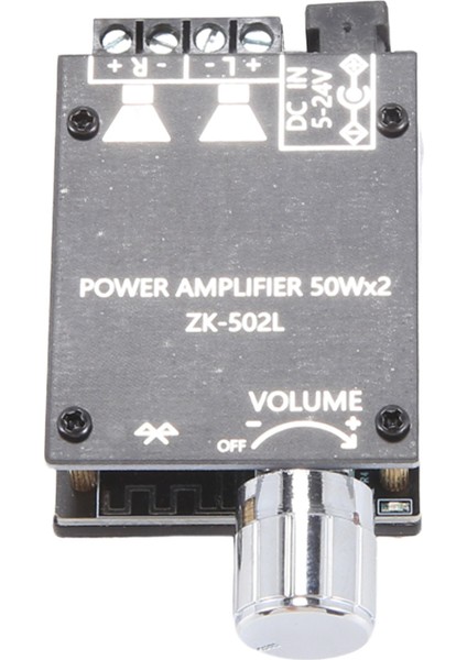 ZK-502MT 502L Bluetooth Amplifikatör Kartı 2.0 Kanal Yüksek Güçlü Ses Stereo Amplifikatör Kartı 2X50W Bas Ses Amp (Yurt Dışından)