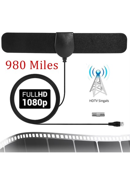 2 Adet Tv Anteni 4K 1000 Mil Kapalı Hdtv Dijital Taşınabilir Anten Sinyali Ücretsiz Görüntü Tv Anteni (Yurt Dışından) fırsatları