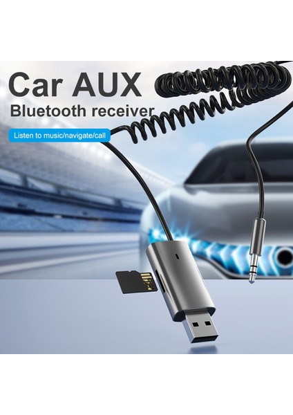 M01 Bluetooth Ses Alıcısı Bluetooth 3.5 Ses Alıcısı 5.1 Hd Çağrı Aux Adaptörü Desteği Tf Kartı (Yurt Dışından) fiyatları