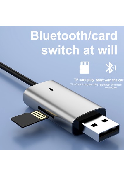 M01 Bluetooth Ses Alıcısı Bluetooth 3.5 Ses Alıcısı 5.1 Hd Çağrı Aux Adaptörü Desteği Tf Kartı (Yurt Dışından) modelleri