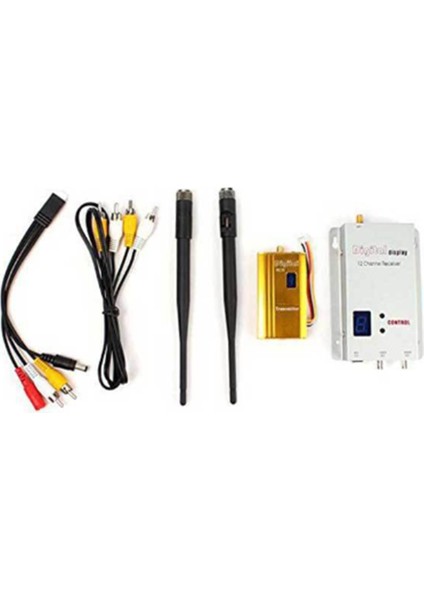 Fpv 1.2ghz 1.2g 8ch 1500MW Kablosuz Av Gönderen Tv Ses Video Verici Alıcı Combo QAV250 250 Fpv Rc(B) (Yurt Dışından) indirimleri