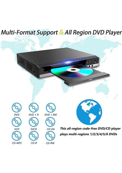 Ana Sayfa DVD Oynatıcı 1080P DVD Video Oynatıcı Evd Öğrenci CD Oynatıcı VCD Göz Koruması DVD Oynatıcı Kutusu-Eu Fişi (Yurt Dışından) indirimleri