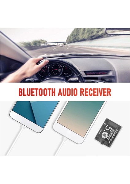 Bt5.0 Ses Alıcısı Mp3 Bluetooth Dekoder Kayıpsız Araç Hoparlörü Ses Amplifikatör Kurulu Kılıf ile (Yurt Dışından)
