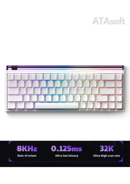 Madlions NANO68 He Full Rgb Işıklandırmalı 8000 Hz Rapid Trigger Driverli Manyetik Switch Klavye fırsatları