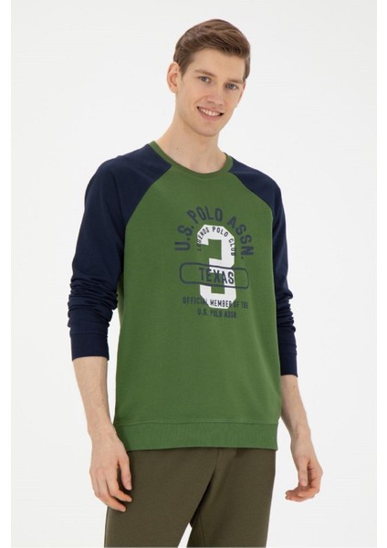 Erkek Yeşil Sweatshirt