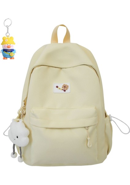 Büyük Kapasiteli Ilkokul Öğrencisi Sırt Çantası, Basit ve Moda Ortaokul ve Lise Öğrencisi Okul Çantası, Rahat ve Çok Yönlü (Yurt Dışından)