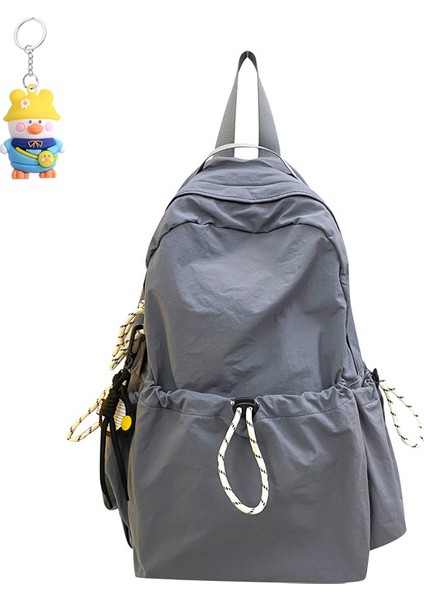 Basit ve Moda Ipli Sırt Çantası Ortaokul ve Lise Büyük Kapasiteli Rahat Seyahat Sırt Çantası Üniversite Öğrencisi Spor Okul (Yurt Dışından)