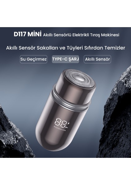 Şarjlı Sakal Ve Yanak Tüy Tıraş Makinesi