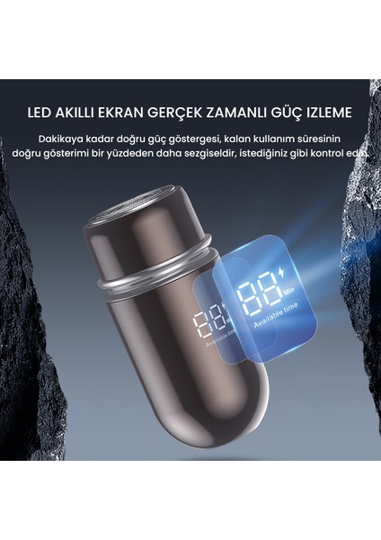 Şarjlı Sakal Ve Yanak Tüy Tıraş Makinesi