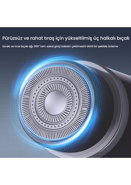 Şarjlı Sakal Ve Yanak Tüy Tıraş Makinesi