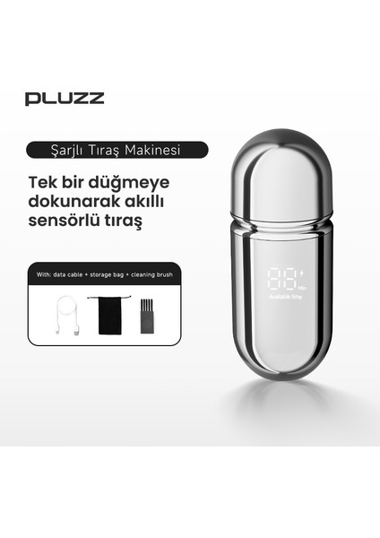 Şarjlı Sakal Ve Yanak Tüy Tıraş Makinesi