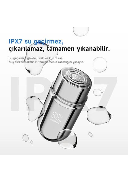 Şarjlı Sakal Ve Yanak Tüy Tıraş Makinesi