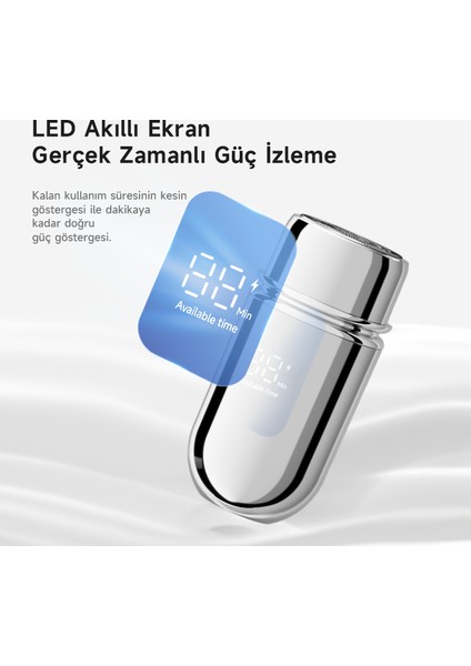 Şarjlı Sakal Ve Yanak Tüy Tıraş Makinesi