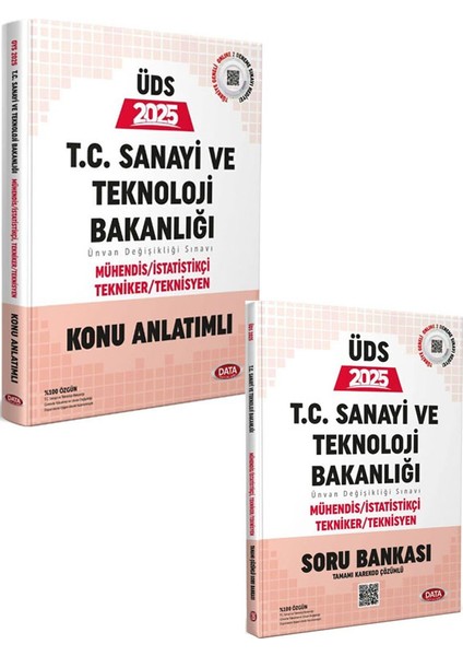 2025 Üds T.C. Sanayi ve Teknoloji Bakanlığı Mühendis İstatistik Tekniker Teknisyen Konu / Soru Set